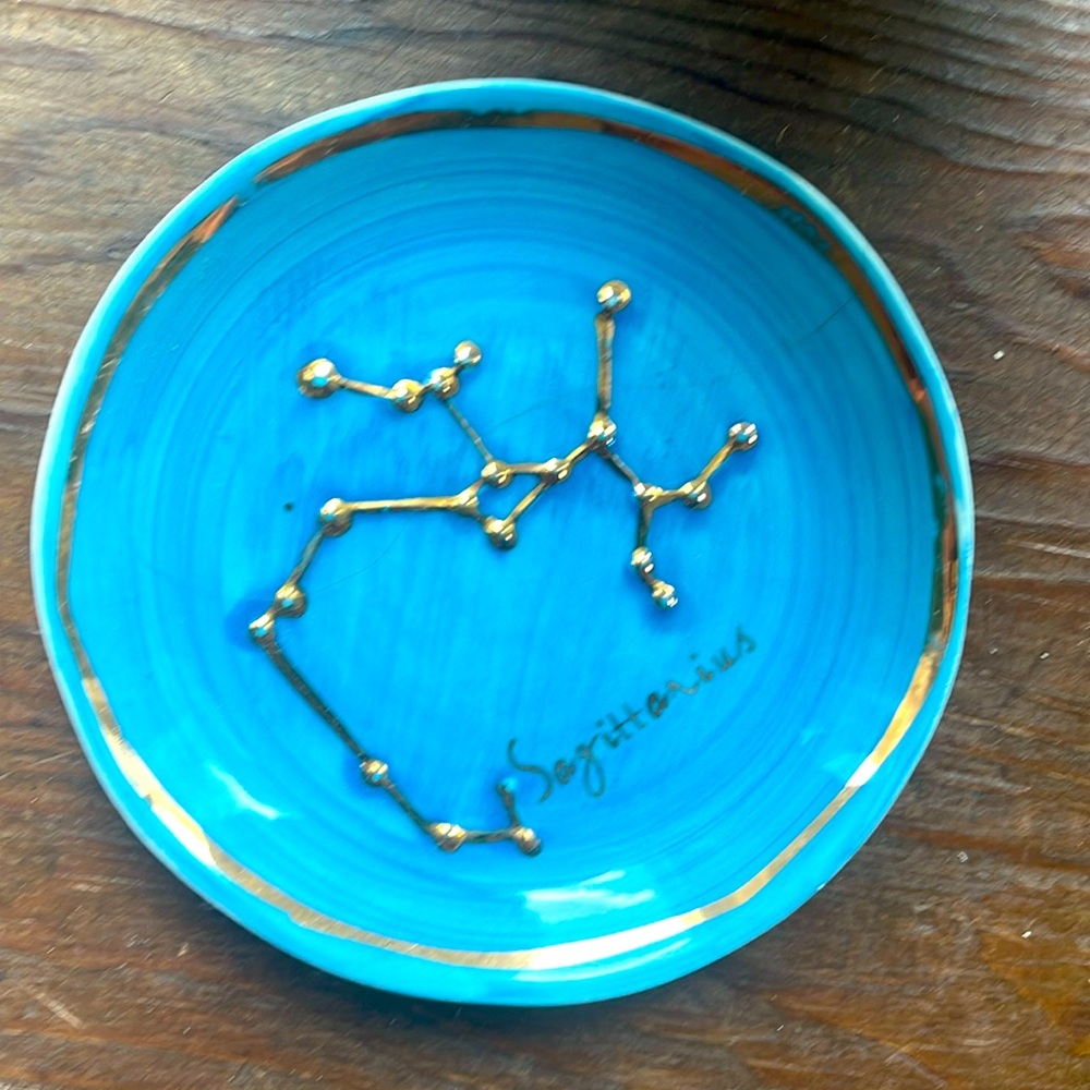 Sagittarius jewelry dish